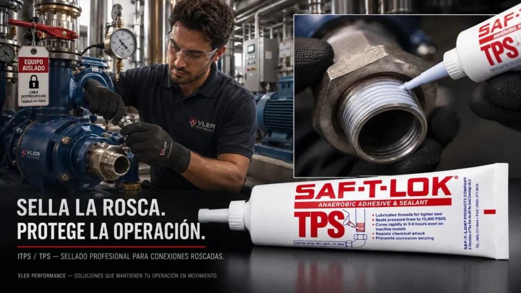 Sellador de Teflón ITPS - Sellador Anaeróbico para Roscas (50 ml y 250 ml) — ejemplo de uso 1