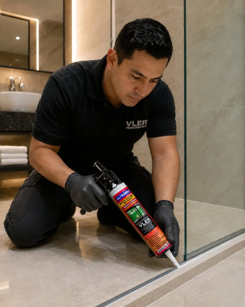 Silicón Antihongos Blanco y Transparente (280 ml) — ejemplo de uso 11