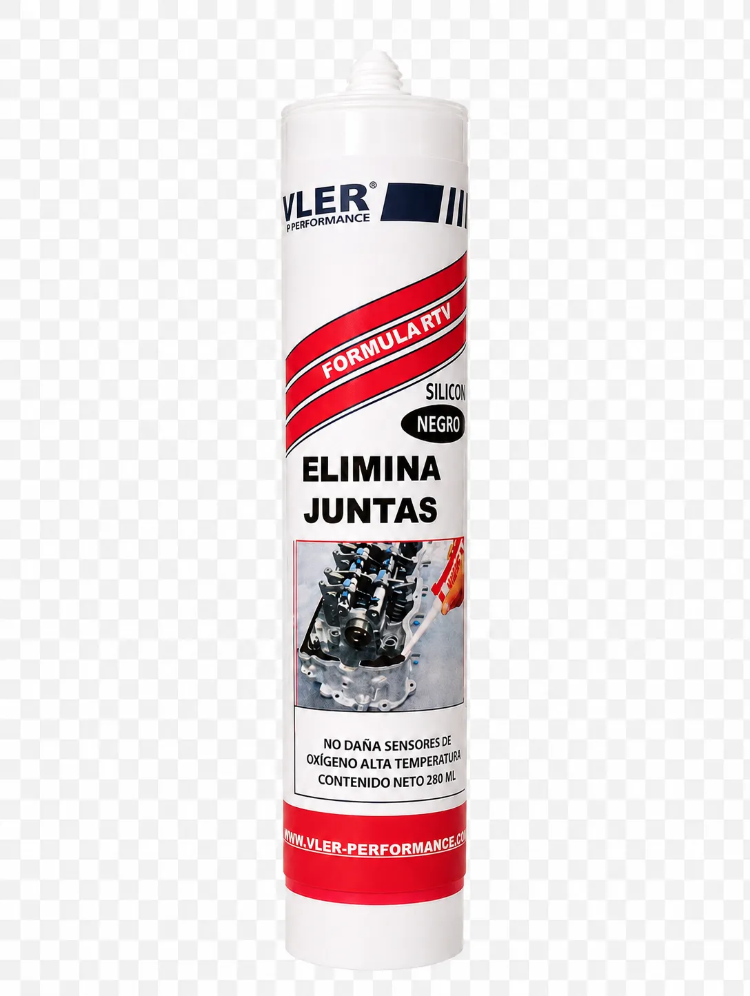 Silicón RTV Negro de Alta Temperatura (300 ml)