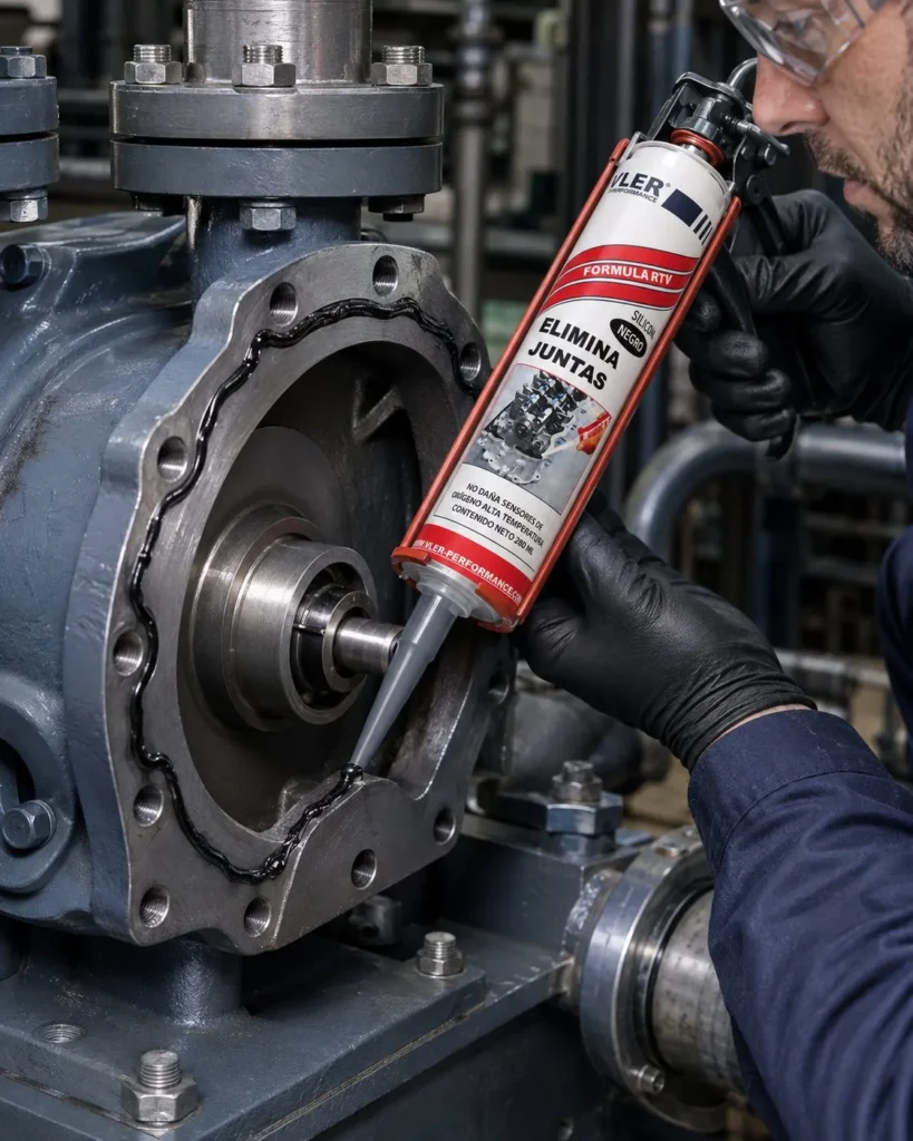 Silicón RTV Negro de Alta Temperatura (300 ml) — ejemplo de uso 8