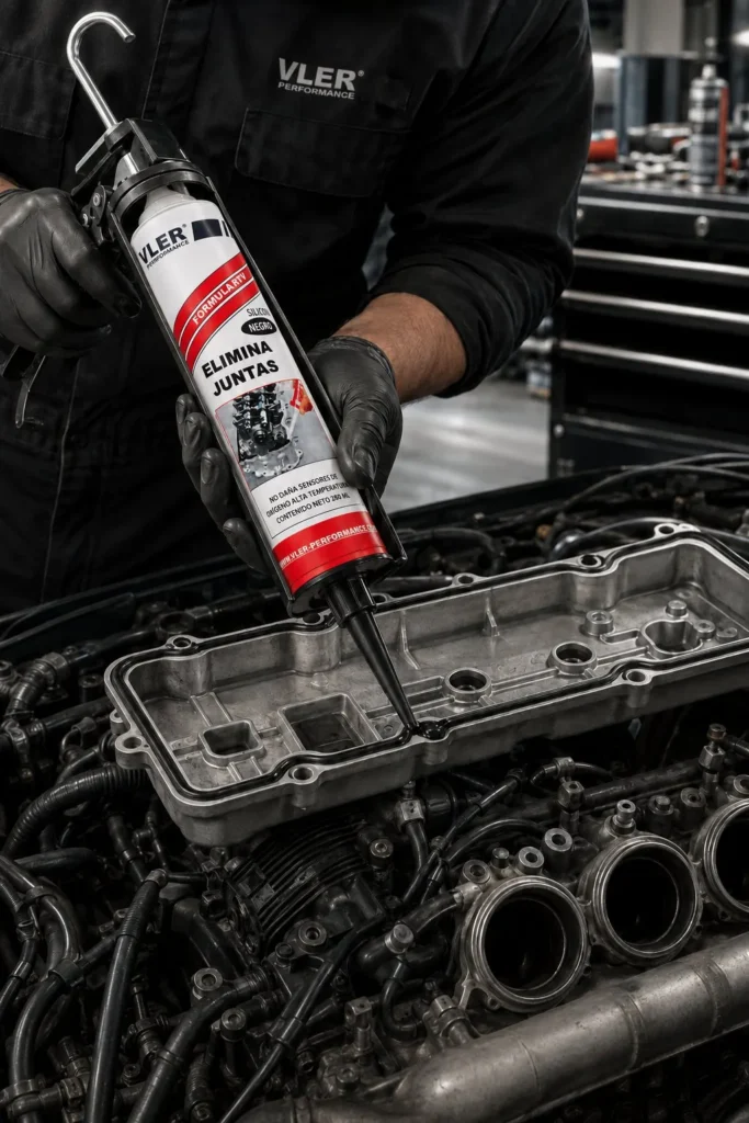 Silicón RTV Negro de Alta Temperatura (300 ml) — ejemplo de uso 9