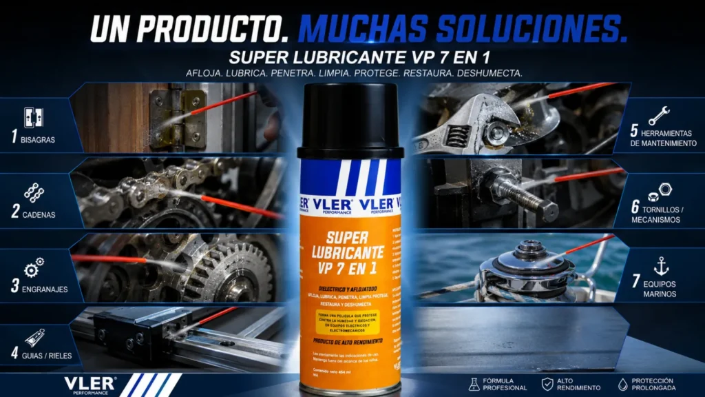 Super Lubricante VP 7 en 1 (Aerosol 454 ml) — ejemplo de uso 3