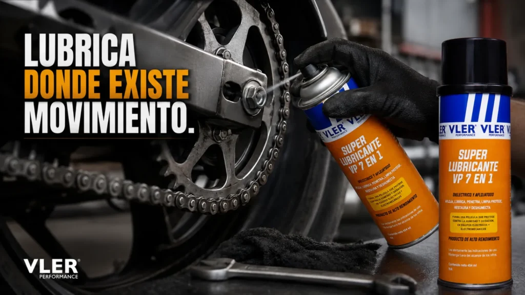 Super Lubricante VP 7 en 1 (Aerosol 454 ml) — ejemplo de uso 5