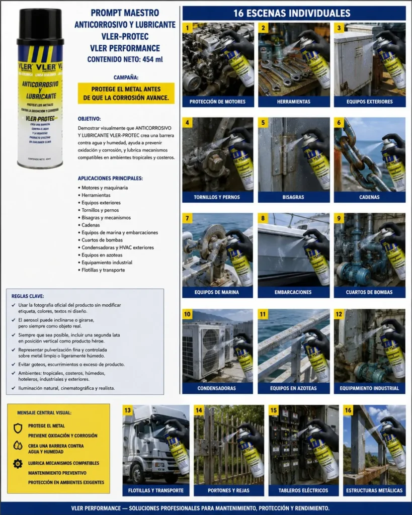VLER Protec - Anticorrosivo y Lubricante Protector (454 ml) — ejemplo de uso 11