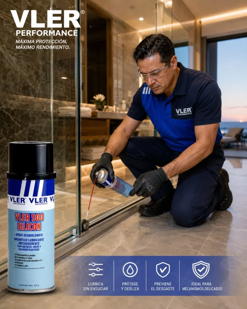 VLER500 Lubricante y Desmoldante de Silicón (320 g) — ejemplo de uso 2
