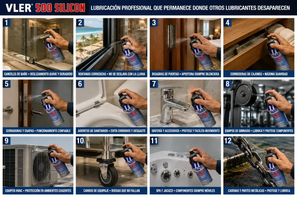 VLER500 Lubricante y Desmoldante de Silicón (320 g) — ejemplo de uso 4