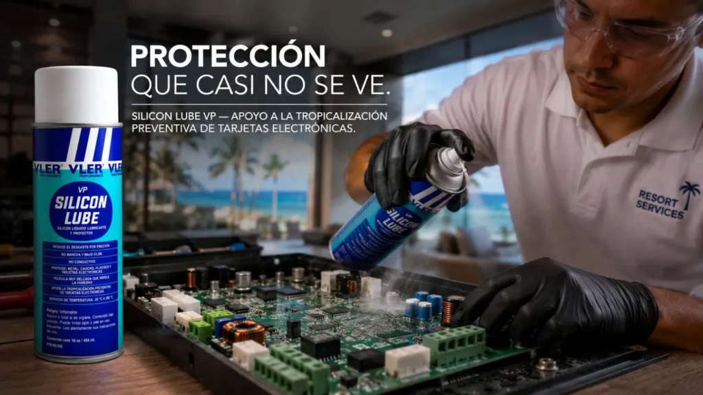 VP Silicon Lube - Lubricante de Silicón y Tropicalizador (454 ml) — ejemplo de uso 7